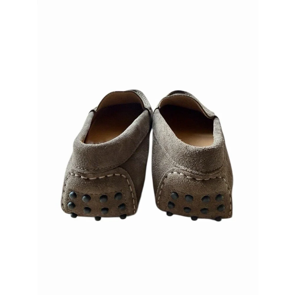 Quince 100% Suede Driver Loafer Medium Brown Shoes 8 NWT - Picture 7 of 9